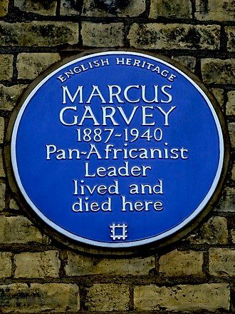 Marcus Garvey Plaque 