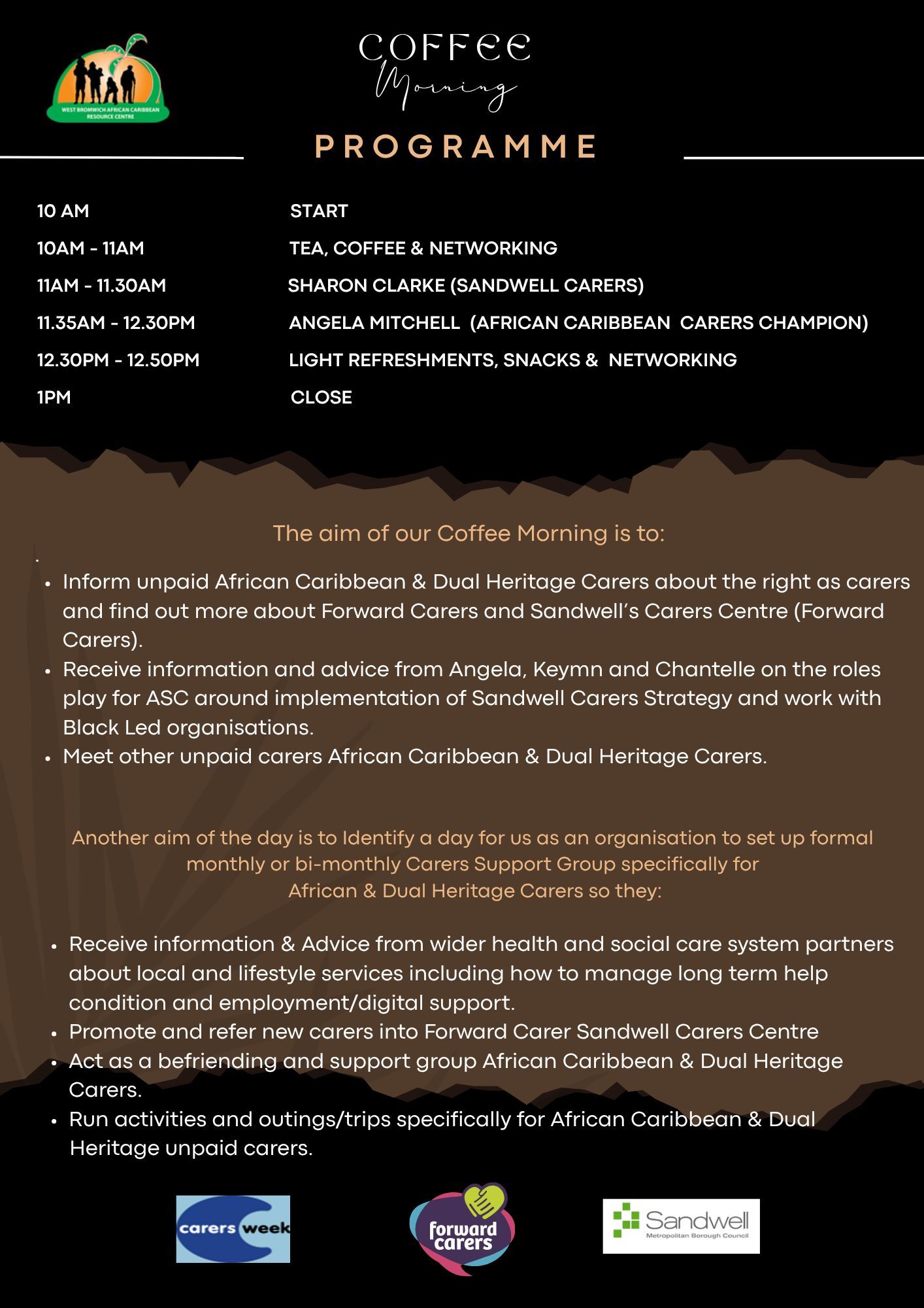 Carers Coffee Morning